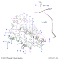 ENGINE: TRANSMISSION MOUNTING & LONG BLOCK - 2020 POLARIS SCRAMBLER XP 1000 55"