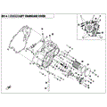 LEFT CRANKCASE COVER ASSY. - 2022 CFMOTO CFORCE 400 EPS