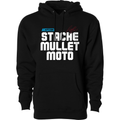 Stache Mullet Moto Hoodie by DBK
