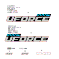 DECAL KITS (TWILIGHT BLUE) - 2025 CFMOTO UFORCE 800 XL