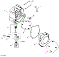 CRANKCASE RIGHT - 2021 CAN AM DS 90