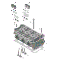 ROTAX - CYLINDER HEAD - 2024 CAN AM MAVERICK MAX TURBO RR X RS SMART SHOCK 72 INCH SAS - FIERY RED METALLIC - 72" WIDTH SAS CALI