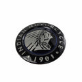 Alternator Cover Badge, Red/Gry,Le by Indian