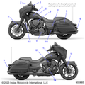 Badge-Outer Cam Cover,Chf,Elt,Brz by Polaris