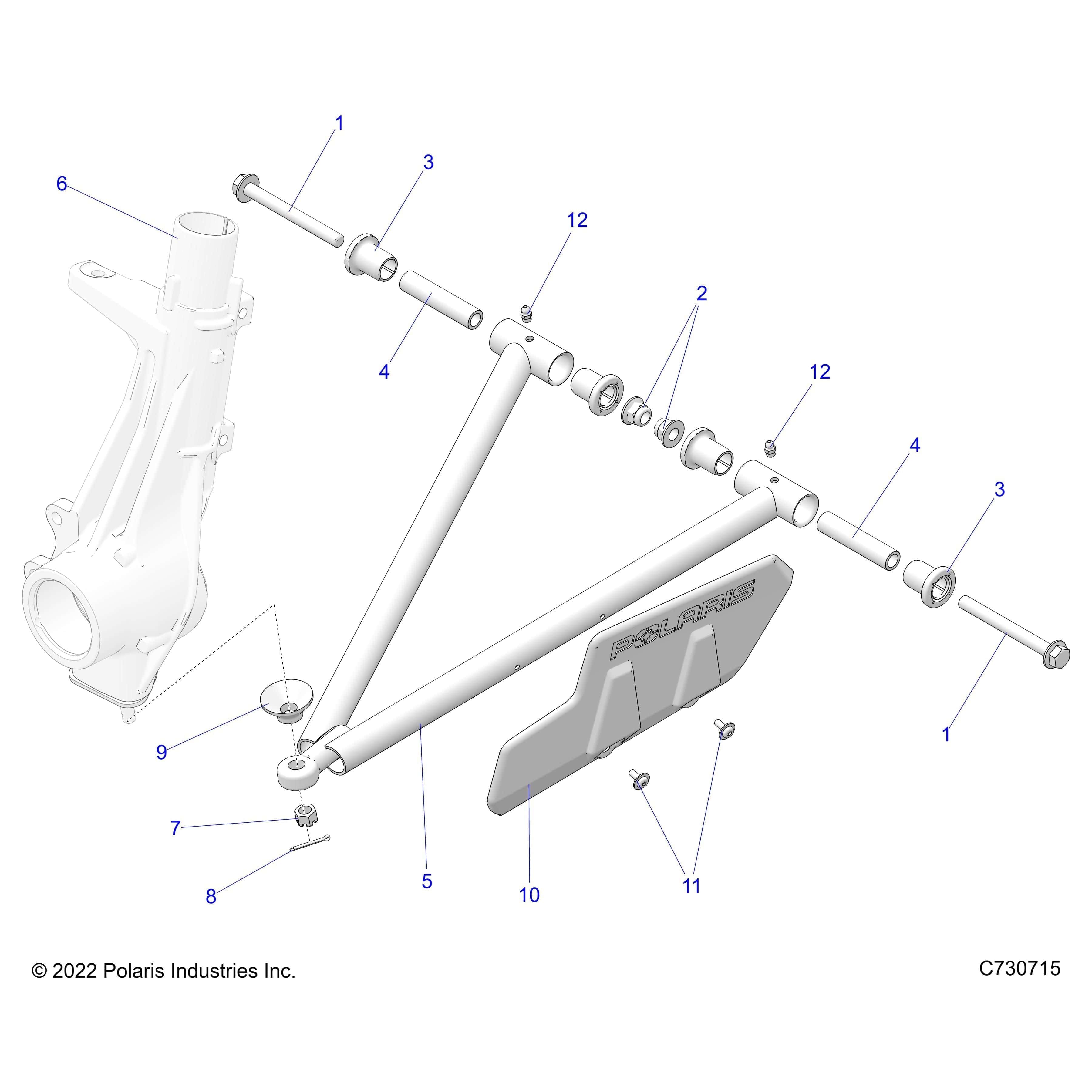 Ball Joint Boot, Greasless by Polaris 5412658 Offroad_OEM Hardware