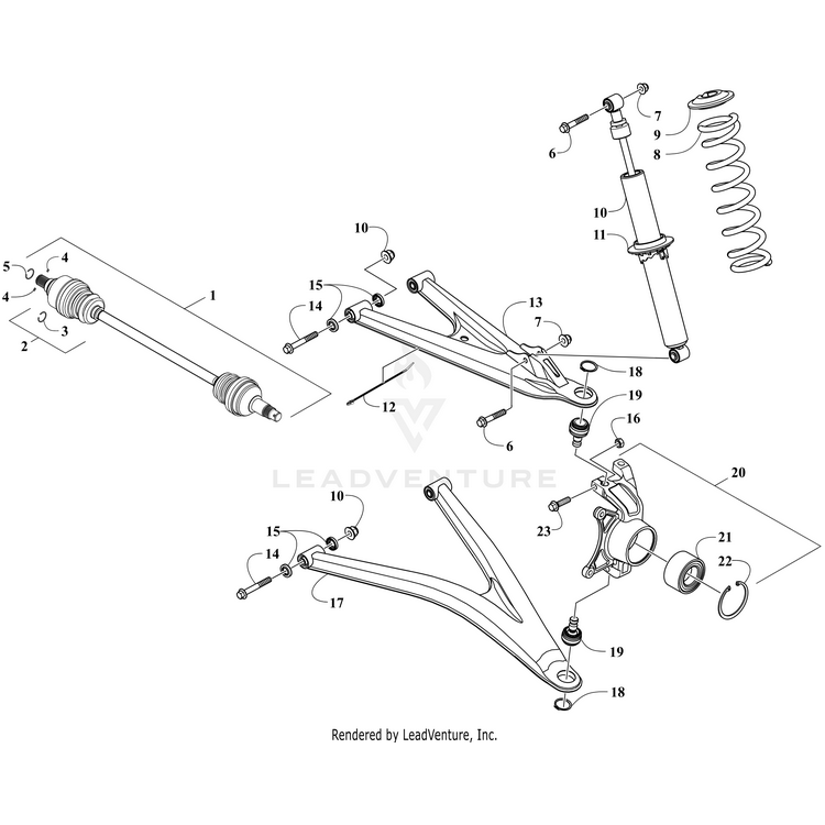Ball Joint By Arctic Cat 0405-584 Offroad_OEM Hardware