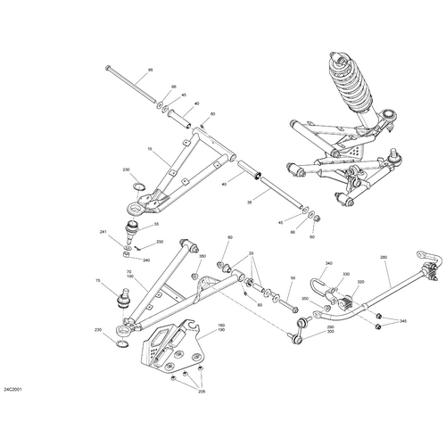 Ball Joint by Can-Am 706202044 Offroad_OEM Hardware