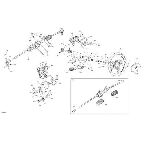 Ball Joint by Can-Am 709401134 Offroad_OEM Hardware