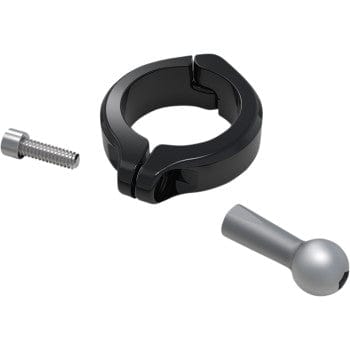 Ball Mount Aluminum Clamp 1-1/2" Handlebars Black by Ciro 50135 Device Mount Adapter