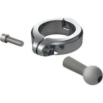 Ball Mount Aluminum Clamp 1-1/2" Handlebars Chrome by Ciro 50134 Device Mount Adapter
