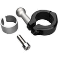 Ball Mount Aluminum Clamp 7/8" 1" Handlebars Black by Ciro