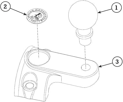 Ball Mount for Indian by Ram Mounts 2880920 Device Mount Adapter