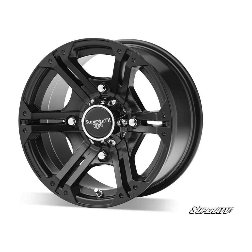 Bandit Wheels H-Series Black by SuperATV Non Beadlock Wheel SuperATV