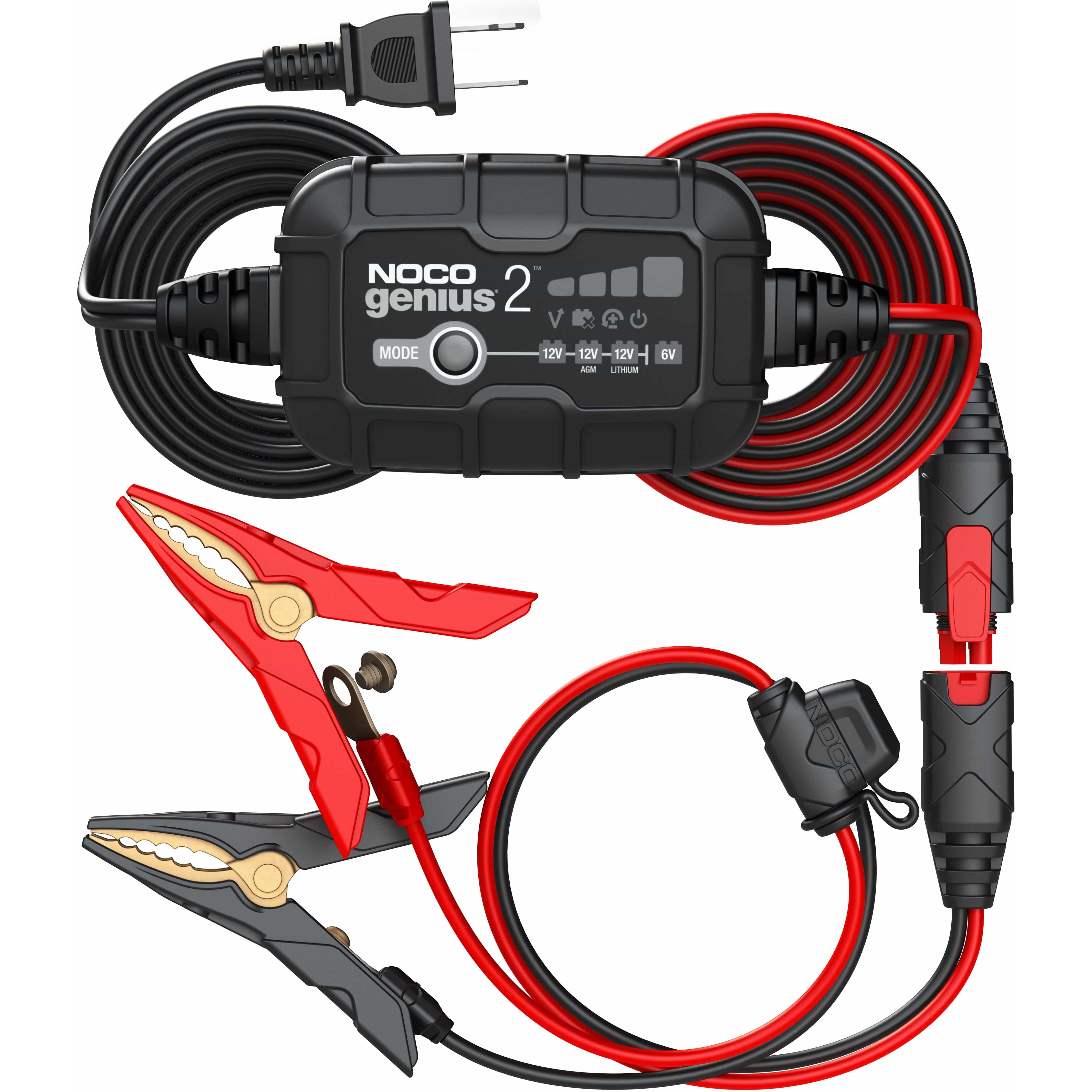 Battery Charger 2 Amp by Noco Genius GENIUS2 Battery Charger