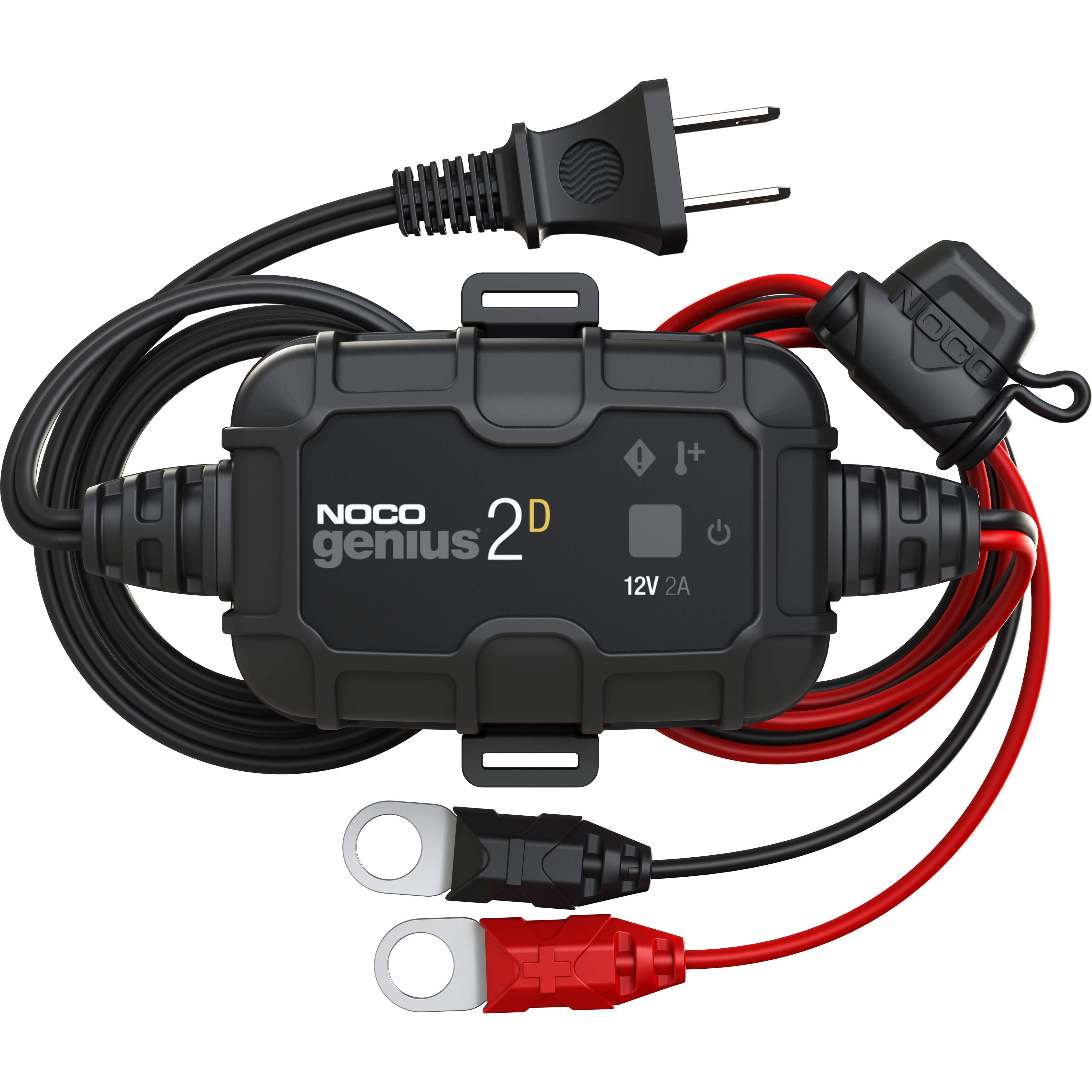 Battery Charger 2 Amp Direct Mount by Noco Genius GENIUS2D Battery Charger