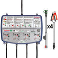 Battery Charger - Lithium Quad Bank by Tecmate