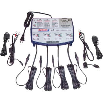 Battery Charger/Maintainer - 4-Bank by Tecmate TM455 Battery Charger Accessory