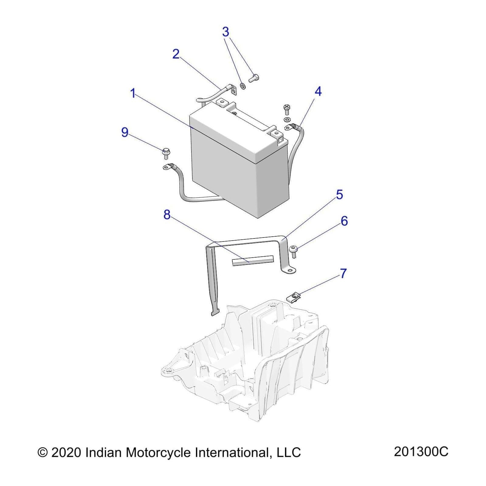 Battery, Ytx20Hl,18Ah,310Caa,V3 (Replaced by 4083074) by Polaris