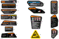 BODY - WARNING DECALS - 2026 CAN AM OUTLANDER PRO MAX HD7 4X4 XU - NORTHERN LICHEN