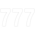 Pro Number 7 White 7" by Factory Effex