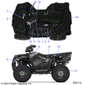 BODY: DECALS - 2020 POLARIS SPORTSMAN 450 HO