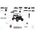 DECALS - 1000 - PACKAGE DPS - 2019 CAN AM MAVERICK TRAIL BASE / DPS