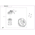 LOCK KIT (FUEL TANK CAP WITH KEYHOLE) - 2023 CFMOTO UFORCE 1000 XL