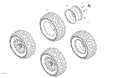 DRIVE - REAR WHEELS - 2021 CAN AM DEFENDER 6X6 HD10 DPS / XT