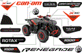 BODY - FEATURE DECALS - 2018 CAN AM RENEGADE 4X4 X XC 1000R - CAN AM RED