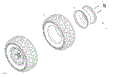 DRIVE - REAR WHEELS - DPS - 2021 CAN AM DEFENDER HD8 BASE / DPS / XT