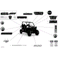 DECALS - BASE - 2020 CAN AM MAVERICK TRAIL 800