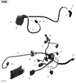 ENGINE HARNESS AND ELECTRONIC MODULE - 6X6 - 2018 CAN AM OUTLANDER 650 6X6 EFI