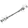 ROTAX - DRIVE SHAFT - 2026 CAN AM DEFENDER MAX HD9 - COMPASS GREEN - 62" WIDTH