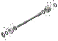 ROTAX - DRIVE SHAFT - 2026 CAN AM DEFENDER HD9 - COMPASS GREEN - 62" WIDTH - (2)