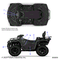 BODY: DECALS GRAPHIC - 2026 POLARIS SPORTSMAN TOURING 570 PREMIUM
