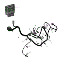 ROTAX - ENGINE HARNESS AND ELECTRONIC MODULE - 2026 CAN AM OUTLANDER MAX 700 4X4 DPS - CALI - GRANITE GREY