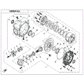 REAR AXLE (WITH DIFFERENTIAL) - 2021 CFMOTO UFORCE 600