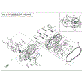 CVT HOUSING ASSY - NEW - 2017 CFMOTO CFORCE 400