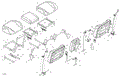BODY - SEAT - FRONT SECTION - 2024 CAN AM DEFENDER MAX HD10 X MR - HYPER SILVER - 67" WIDTH