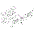 BODY - SEAT - FRONT SECTION - 2024 CAN AM DEFENDER MAX HD10 X MR - WILDLAND CAMO - 67" WIDTH