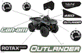 BODY - DECALS - 2023 CAN AM OUTLANDER 450 EFI DPS