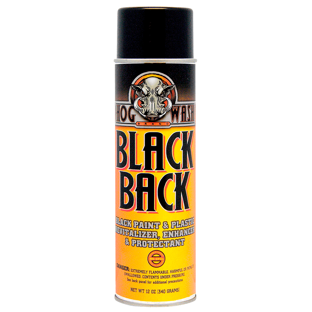 Black Back 12Oz by Hog Wash HW0555 Quick Detailer