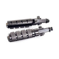 Black Motorcycle Isolation Pegs by Rivco