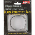 Black Reflective Tape 1/2X24" & 1X24" by Isc