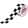 Black & White Straight Checker Board Tape 2"X45' by Isc