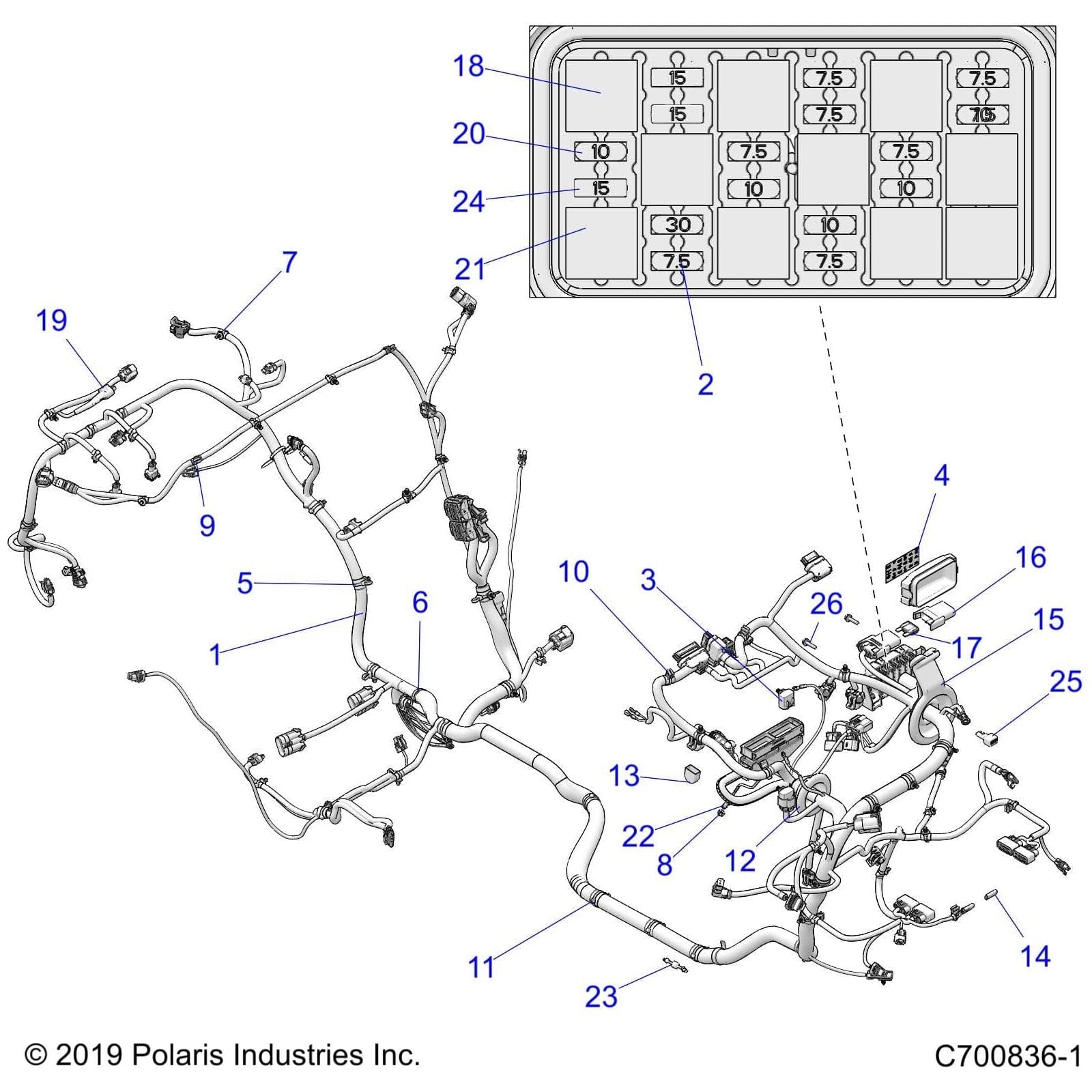 Boot-Tmap by Polaris 4018263 OEM Hardware P4018263 Off Road Express