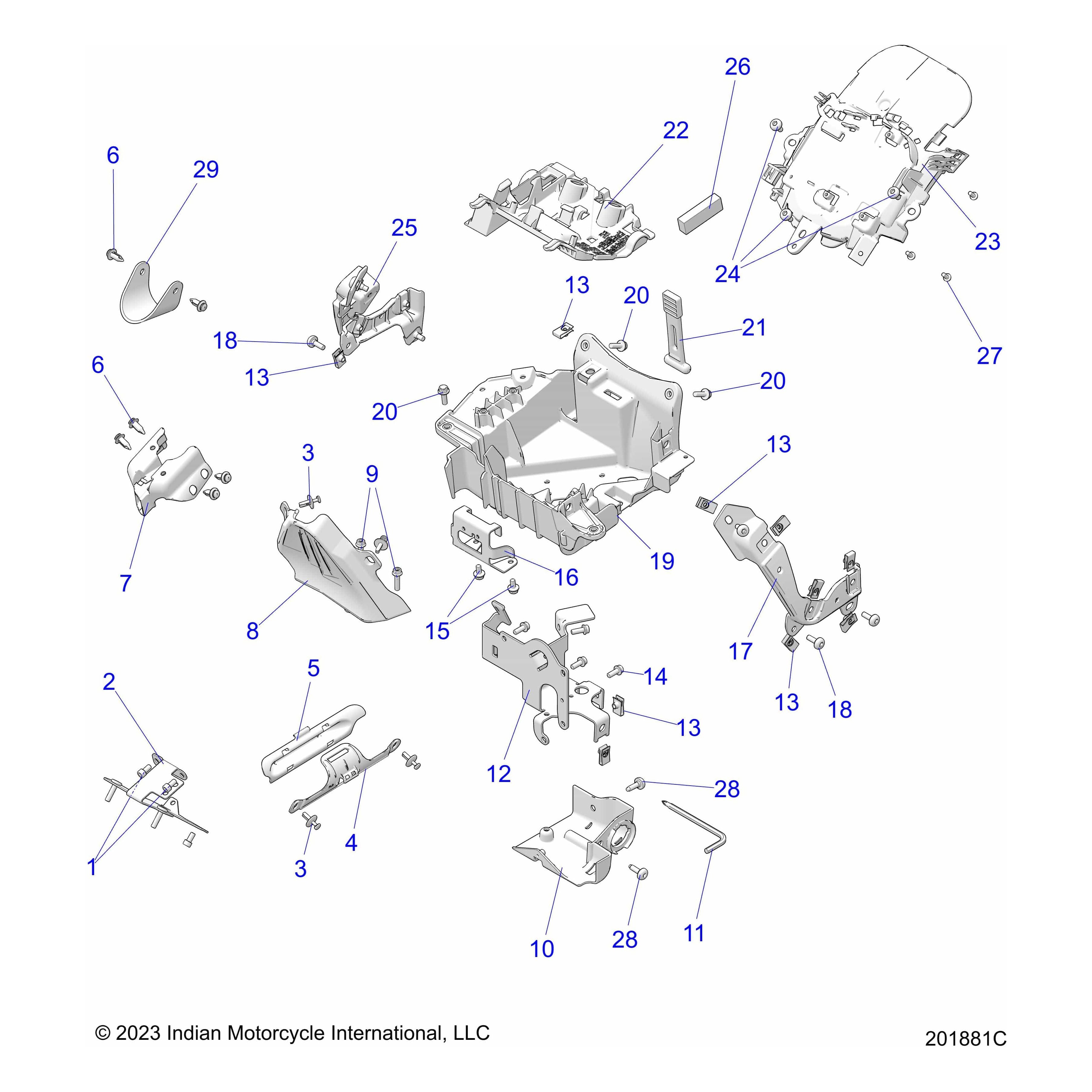 Bracket-Mount,Abs,Ecoat by Polaris 5272982-329 OEM Hardware