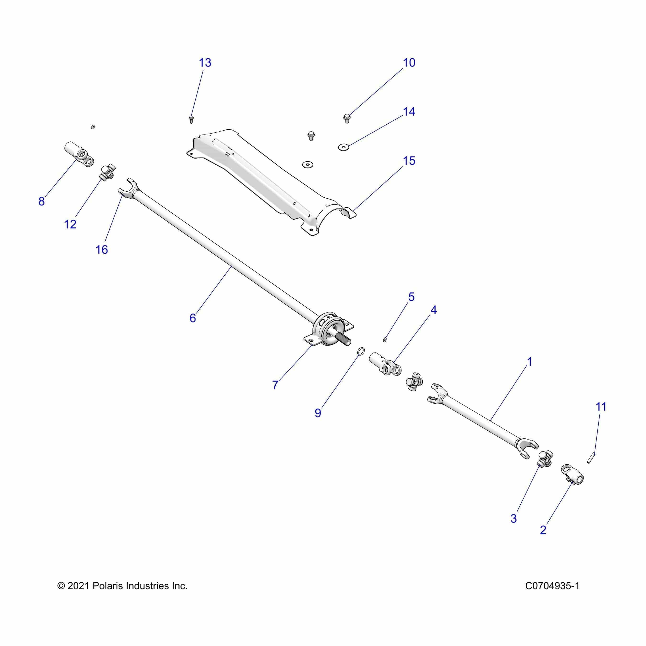 Bracket-Tank Support,Inner,Ecoat by Polaris 5267531-329 OEM Hardware P5267531-329 Off Road Express