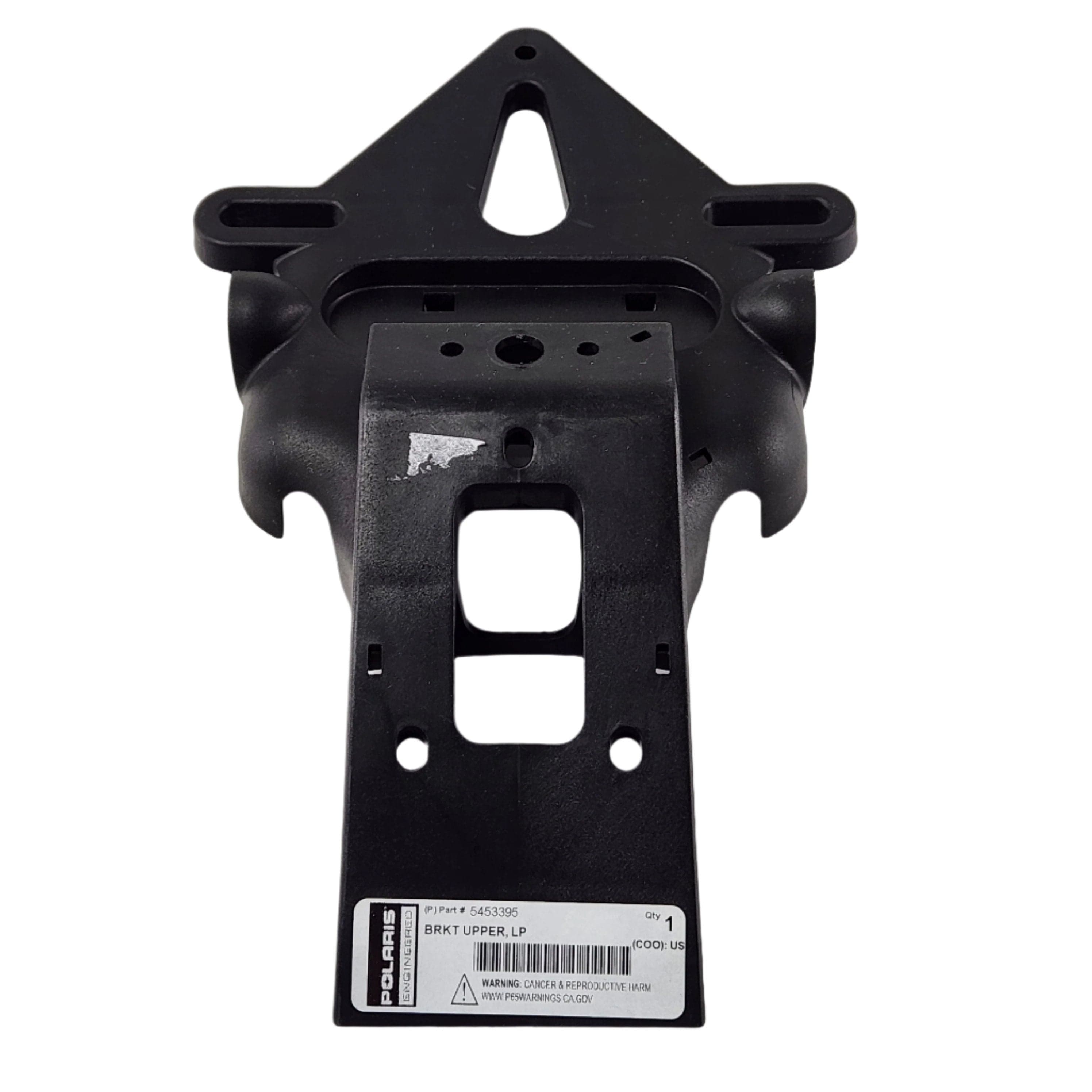 Bracket. Upper License Plate by Polaris 5453395 License Plate Mount