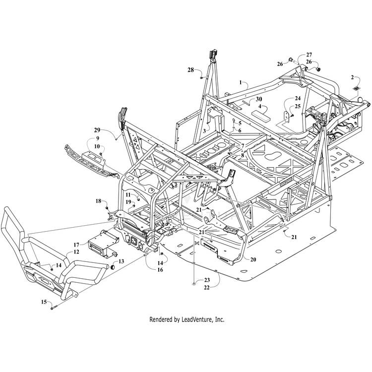Bracket, Winch Mount By Arctic Cat 9506-274 OEM Hardware 9506-274 Off Road Express